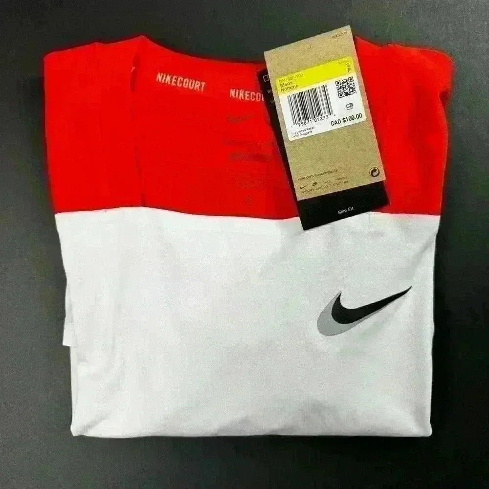 💰HUGE CLEARANCE SALE 💰 NWT Nike Court Dri-Fit ADV Slam Alcaraz Mens Shirt - Picture 8 of 9